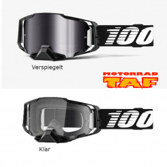 100% Armega Black Brille '24 Verspiegelt