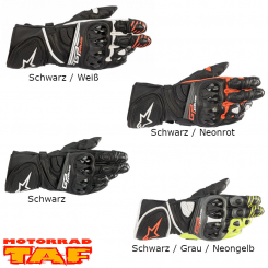 Alpinestars GP PLUS R V2 Handschuhe '23 Schwarz / Grau / Neobgelb | XL
