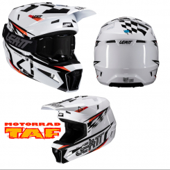 Leatt Helm Kit Moto 3.5 White Crosshelm '25 