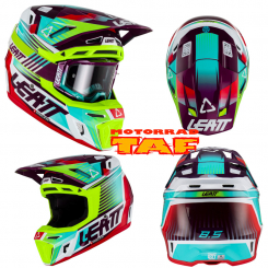 Leatt Helm Kit Moto 8.5 Neon Crosshelm '25 