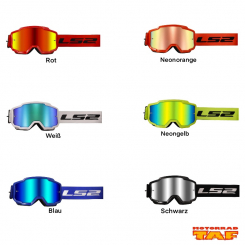 LS2 Charger Crossbrille '24 Rot