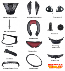 LS2 FF353 Rapid 2 Ersatzteile '24 