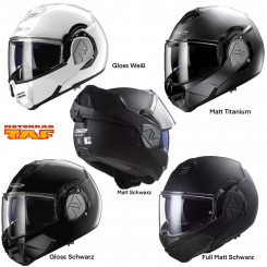 LS2 FF906 Advant Solid Klapphelm '24 Full Matt Schwarz | L