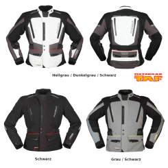 Modeka Viper LT Jacke '24 Hellgrau / Dunkelgrau / Schwarz | XL