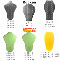 Büse Ersatzprotektoren Rücken '24 18.0112