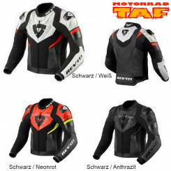 Revit Hyperspeed 2 Air Lederjacke '24 Schwarz / Weiß | 54