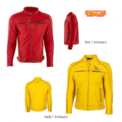 Rusty Stitches Chase Lederjacke** 