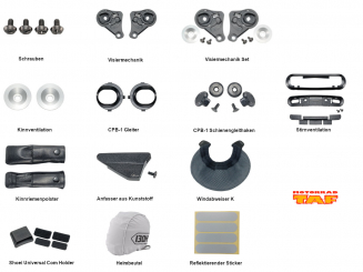 Shoei Glamster/Glamster06 Ersatzteile '25 