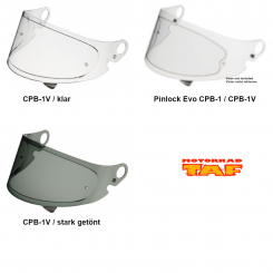 Shoei Glamster / Glamster06 Visier und Pinlock '25 