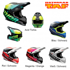 Thor Sector Fader Crosshelm '23 Magenta / Orange | 4XL