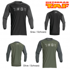 Thor Terrain Jersey '23 Grau / Schwarz | XL