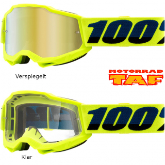 100% Accuri 2 Fluo Yellow Jugend Brille '24 