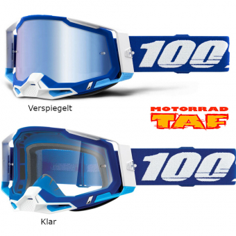 100% Racecraft 2 Blue Brille '24 