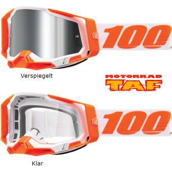 100% Racecraft 2 Orange Brille '24 