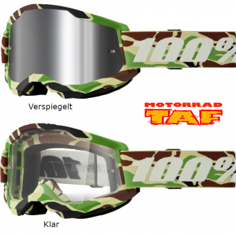 100% Strata 2 War Camo Brille '24 