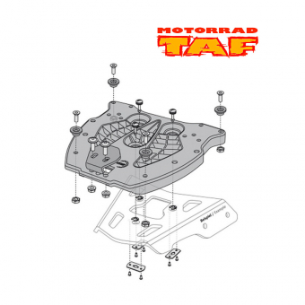 SW-Motech Adapterplatte f. Alu-Rack Gepäckträger '24 