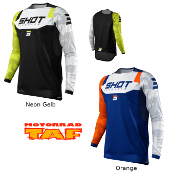 Shot Contact Camo Jersey ** Neon Gelb | XL