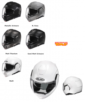 HJC i100 Solid Klapphelm '24 N. Grau | M