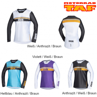 IXS Trigger 2.0 MX Jersey '23 Violett / Weiß / Braun | M