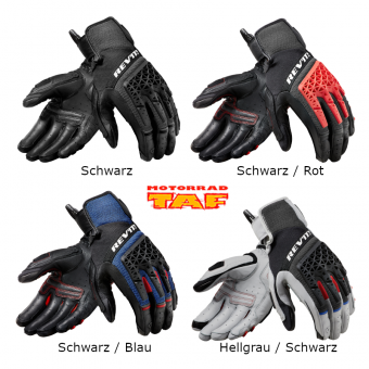 Revit Sand 4 Sommerhandschuhe '23 Hellgrau / Schwarz | XL