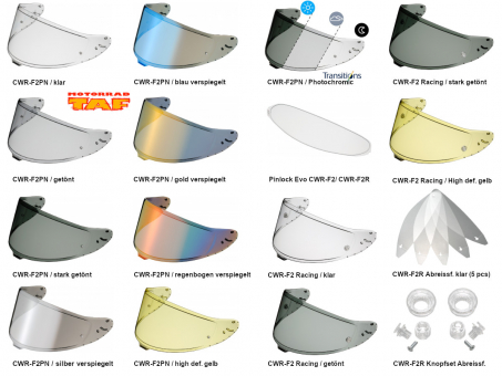 Shoei NXR2 Visier und Pinlock '24 