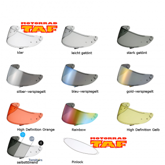 Shoei NXR Visiere / Pinlock CWR-1, CWR-F '24 