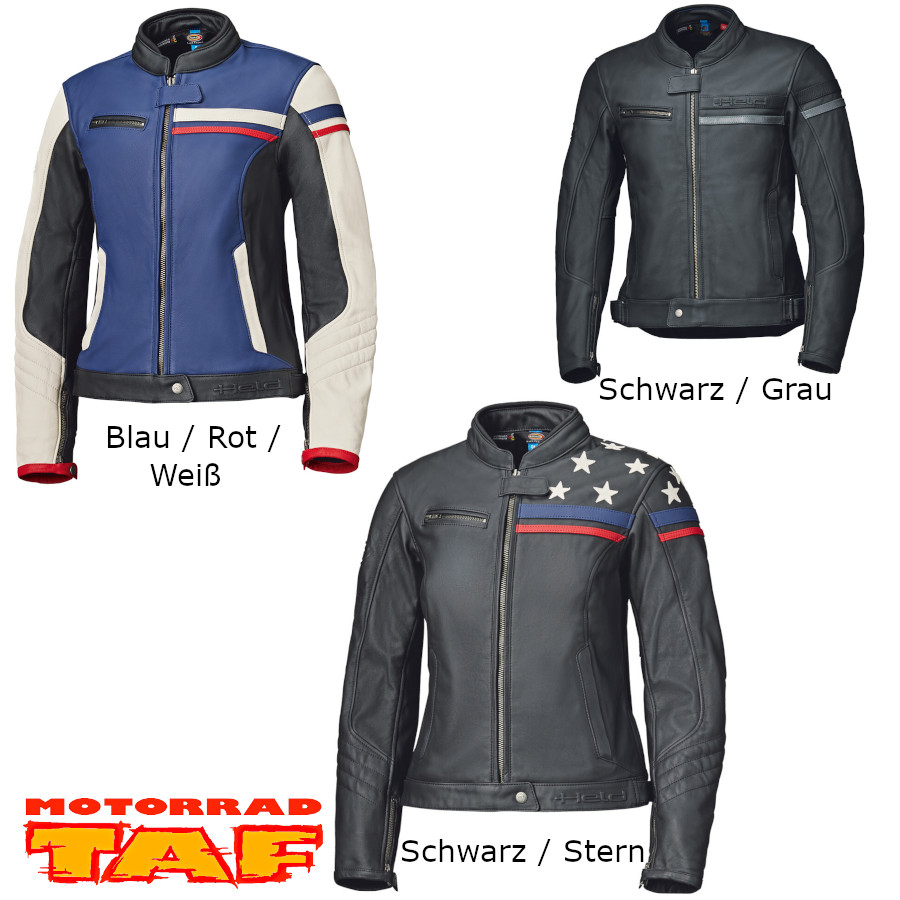 Motorrad TAF, Held Midway Damen Lederjacke '24