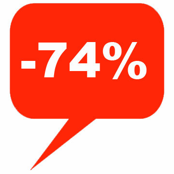 Rabatt 74% 